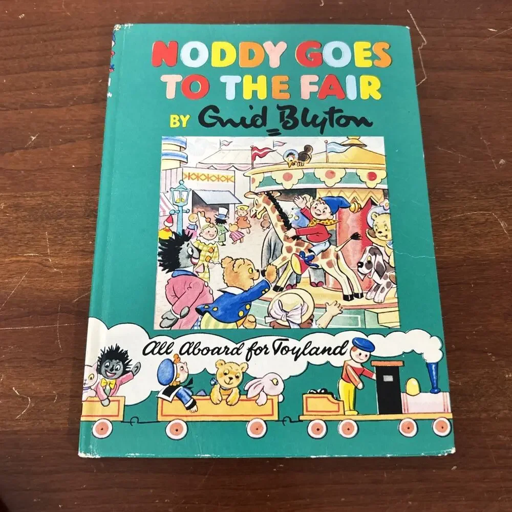 Noddy Goes to the Fair Enid Blyton First Edition 1960 Hardcover DJ Great Britain